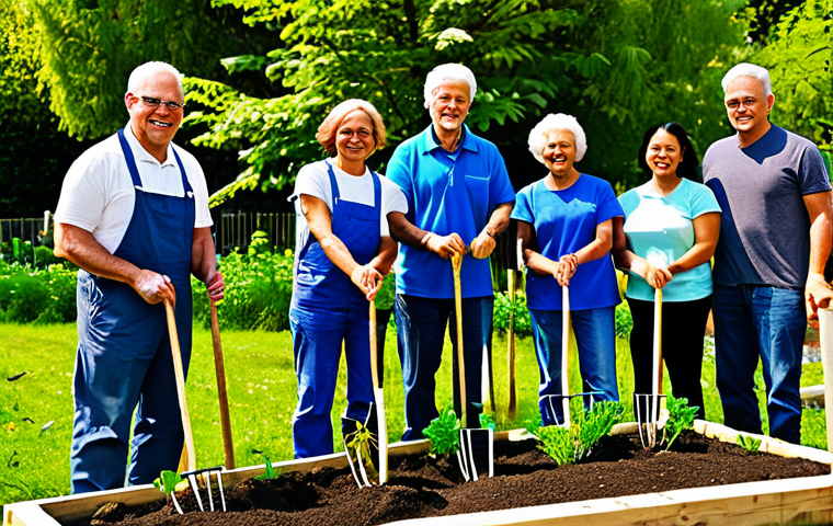 **
"A diverse group of people planting trees in a community garden, fully clothed, appropriate attire, symbolizing efforts to combat climate change, bright sunny day, safe for work, family-friendly, professional photography, perfect anatomy, correct proportions, natural pose."
**