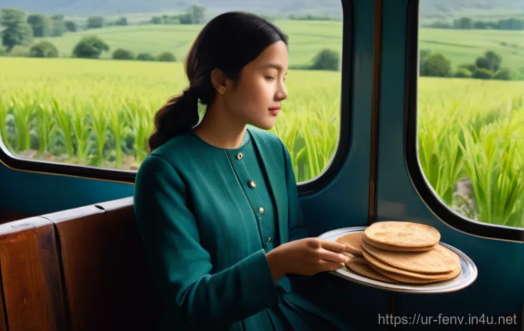 지속 가능한 관광 산업 - A young adult traveler, dressed in comfortable and modest everyday attire, engages in a friendly con...